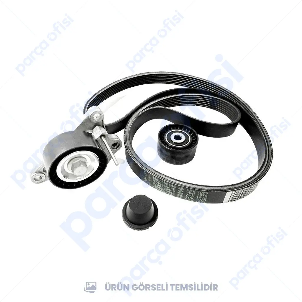 Renault Captur Alternatör Kayış Seti (2013-2016 1.5) Gmb