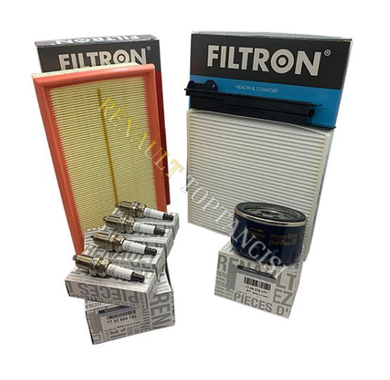 Renault Clio 3 1.4-1.6 16V Periyodik Filtre Bakım Seti Bujili